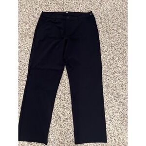 Bylt New Basics Tech Denim Everyday Pant  Men 36 Navy Blue Tapered 4 Way Stretch